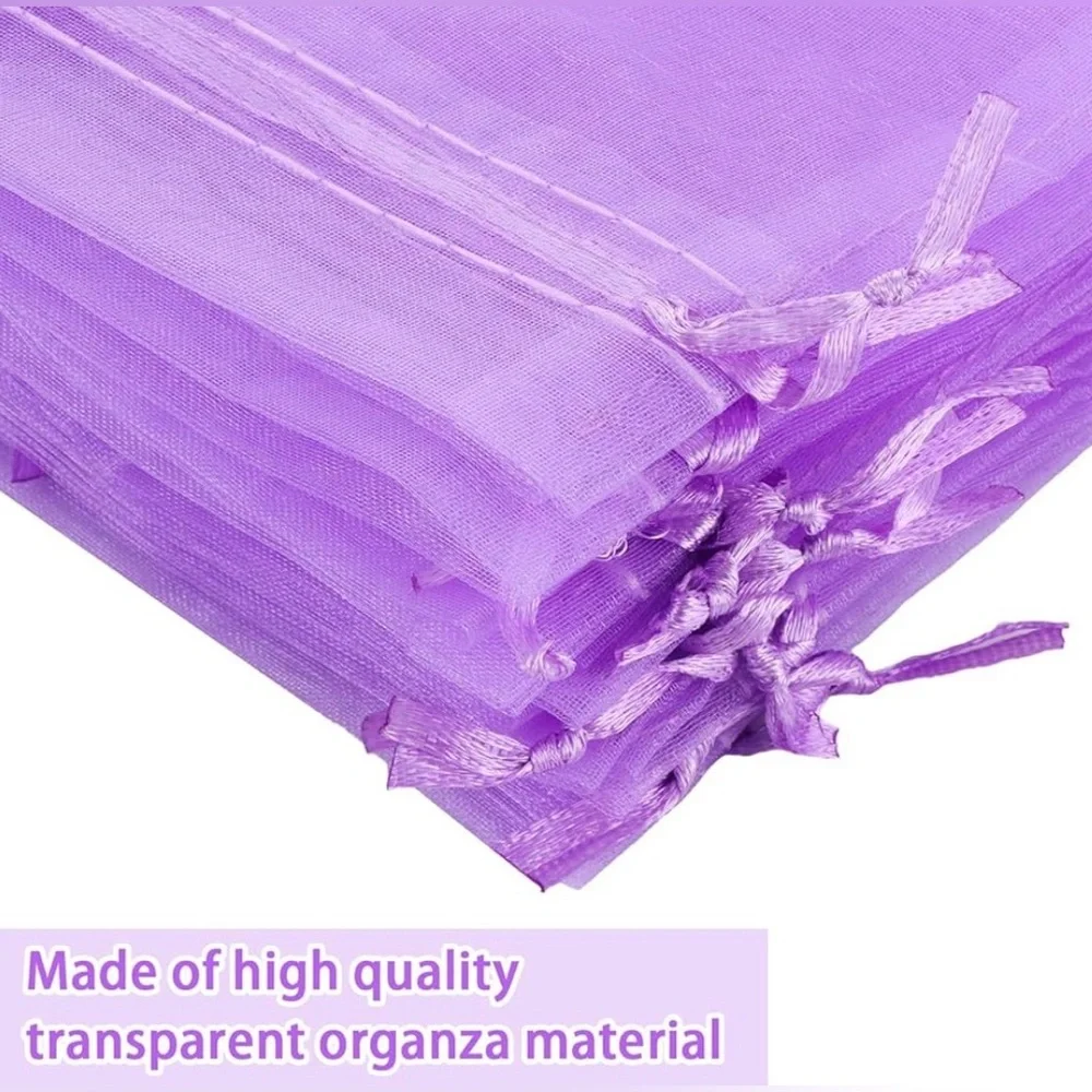 50 Organza Drawstring Gift Bags